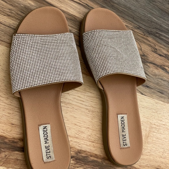 Steve Madden Rhinestone Sandals - Picture 2 of 3